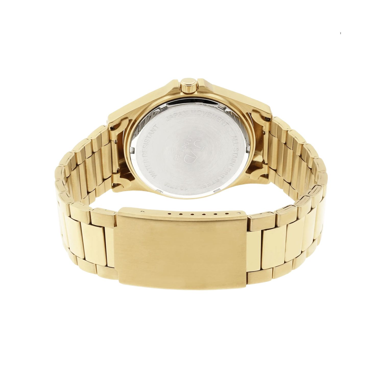 Zegarek męski złoty na bransolecie z datownikiem J1041 (2).jpg