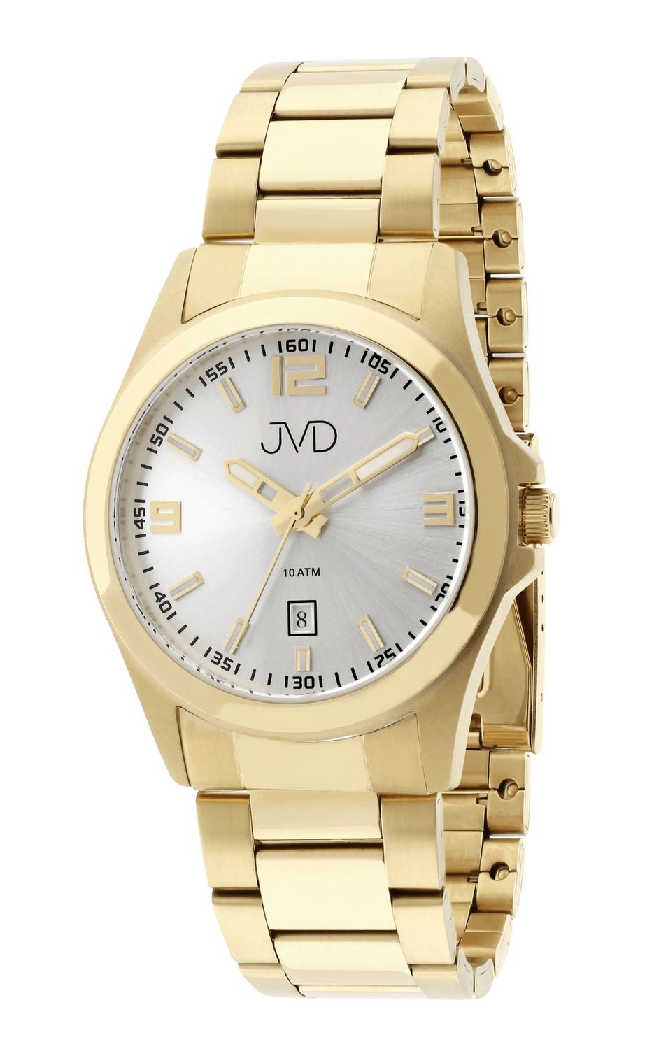 Zegarek męski złoty na bransolecie z datownikiem J1041 (2).jpg