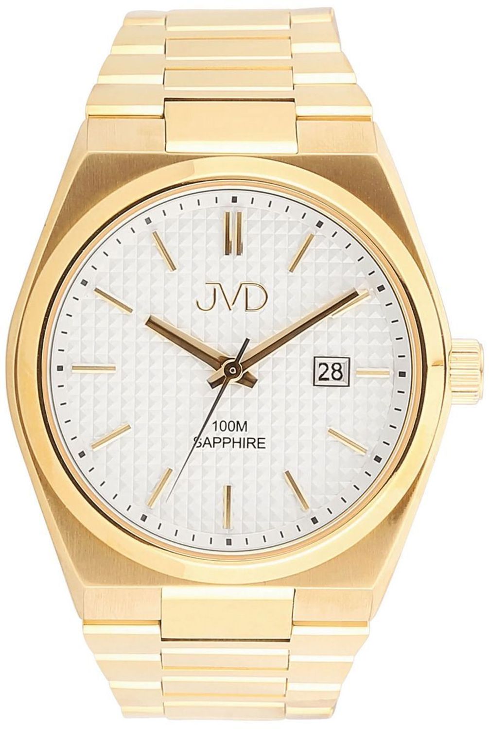 JVD, zegarek męski, Quartz, stal nierdzewna, szafirowe szkło, zegarek elegancki, zegarek klasyczny, wodoszczelność 100 M, pasek stalowy, JVD 2604111.jpg