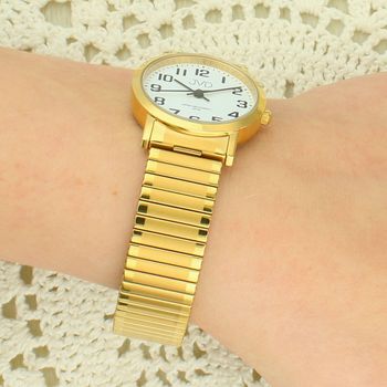 Damski zegarek JVD J4012.8 złoty 30 mm – elegancki zegarek z bransoletą i wodoodpornością 5 ATM (3).jpg