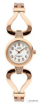 Zegarek damski JVD na bransolecie różowe złoto J4138.3.jpg