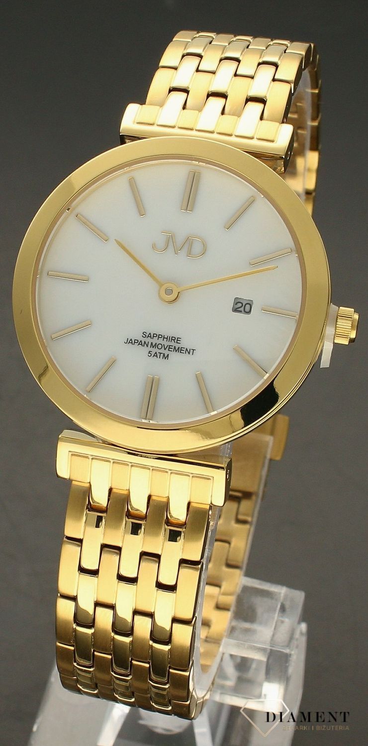 Zegarek damski na bransolecie JVD J4150.3 z szafirowym szkłem.jpg