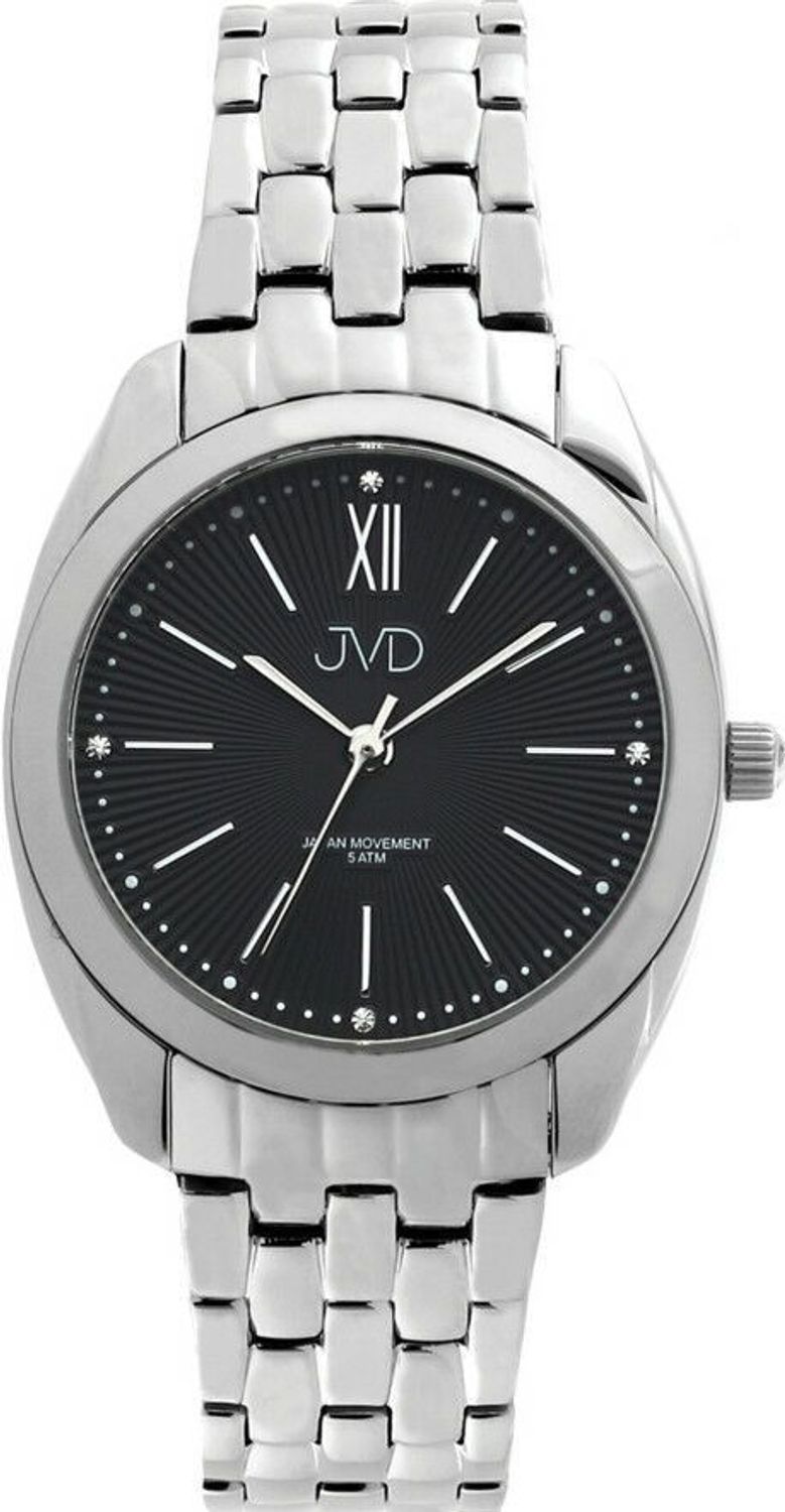 Zegarek damski na bransolecie JVD J4177.2 Zegarek damski na bransolecie JVD J4177.2 biżuteryjny wyposażony jest w kwarcowy mechanizm japoński Miyota, zasilany za pomocą baterii. Posiada bardzo wysoką dokładność mierzen (4).jpg