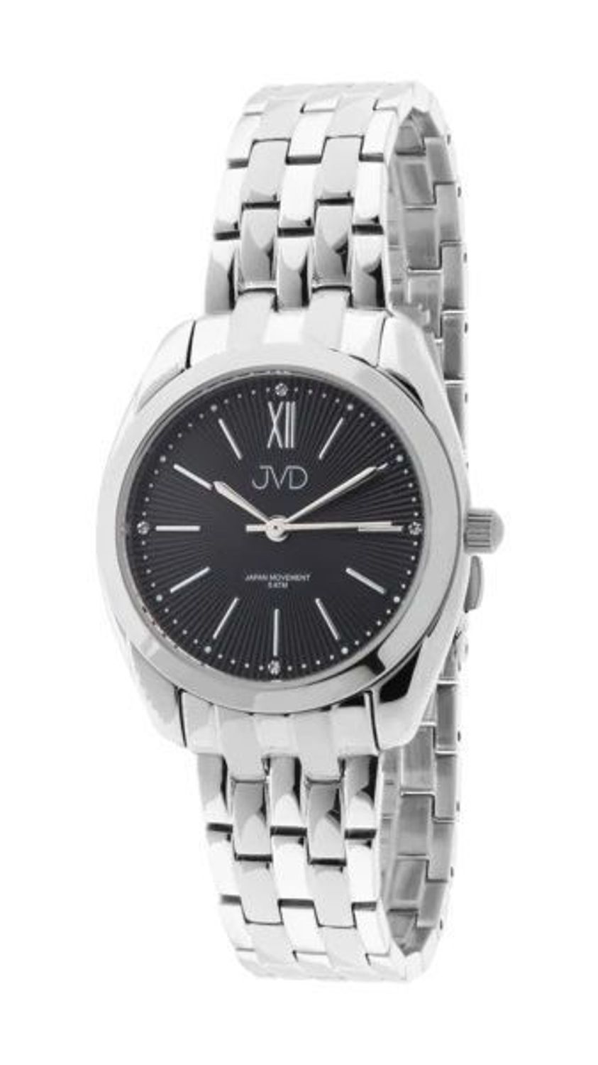Zegarek damski na bransolecie JVD J4177.2 Zegarek damski na bransolecie JVD J4177.2 biżuteryjny wyposażony jest w kwarcowy mechanizm japoński Miyota, zasilany za pomocą baterii. Posiada bardzo wysoką dokładność mierzen (4).jpg