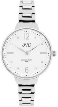 Zegarek damski JVD J4192.1 – stal nierdzewna, średnica 32 mm, pasek klasyczny, mechanizm Miyota, szkło mineralne, wodoszczelność 5 ATM. Klasyczny i elegancki.1.jpg