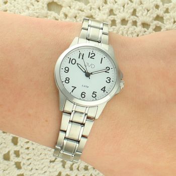 Srebrny zegarek damski Elegance Miyota 30 mm – stalowa bransoleta, luminescencyjne wskazówki (2).jpg