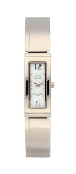 Zegarek damski JVD prostokąt srebrne indeksy J5020.3. Mechanizm japoński mieści się w stalowej, wytrzymałej kopercie1.jpg