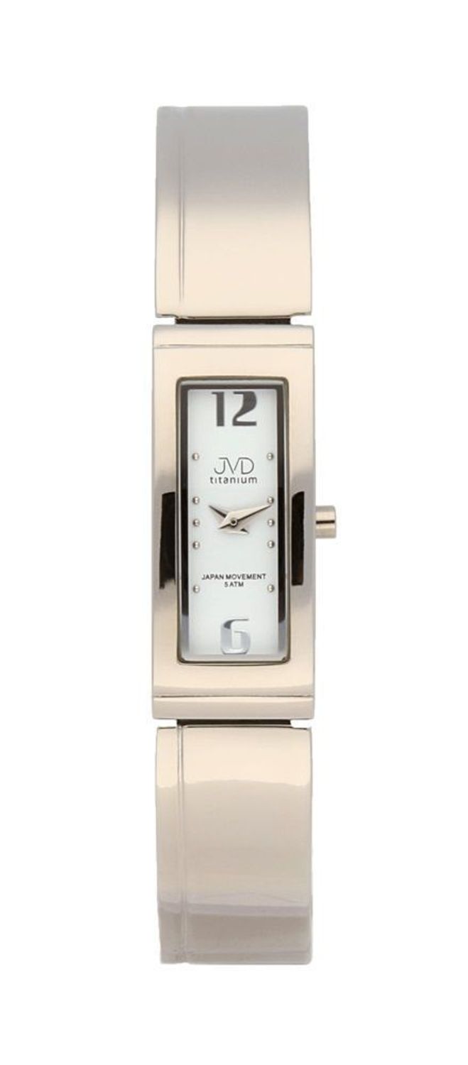 Zegarek damski JVD prostokąt srebrne indeksy J5020.3. Mechanizm japoński mieści się w stalowej, wytrzymałej kopercie1.jpg