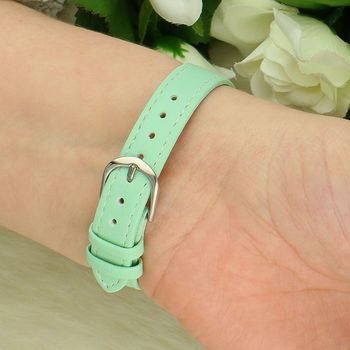 Zegarek dziecięcy JVD KIDS J7184.24 – kwiatki, pastelowy zielony pasek + grawer gratis (1).jpg