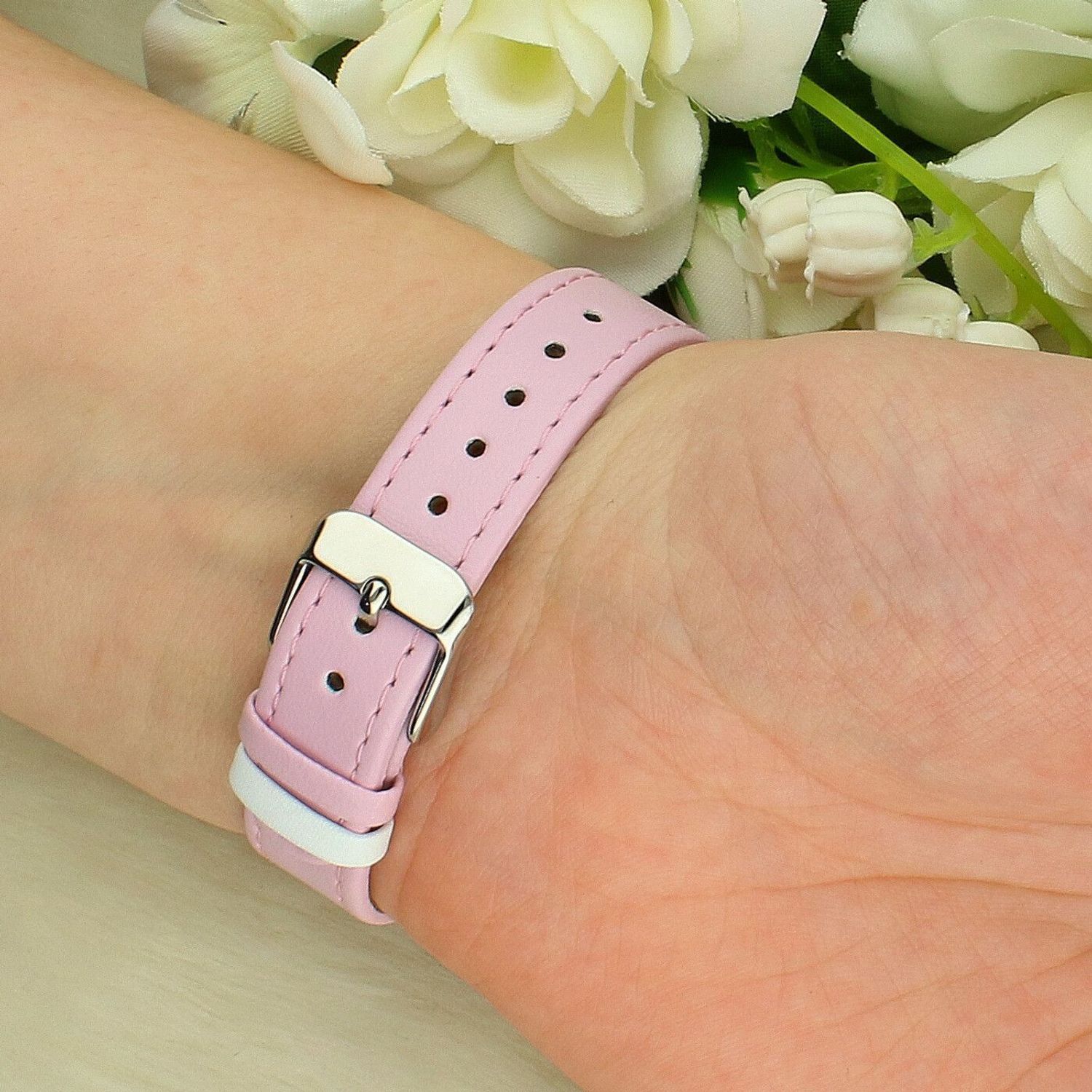 Zegarek dziecięcy JVD J7199.4 – Pudrowy różowy motyl, grawer gratis, pasek różowy (2).jpg