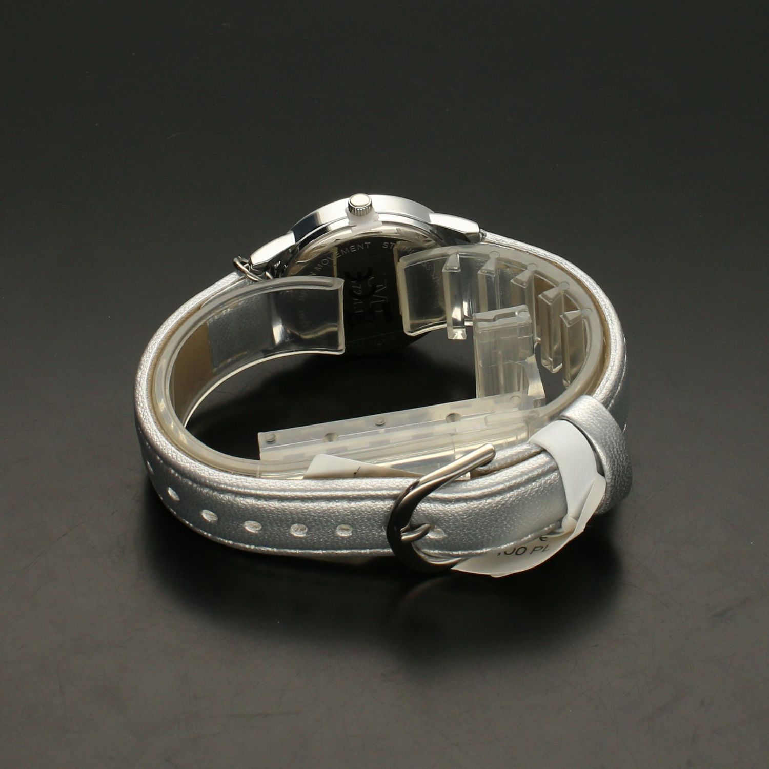 Zegarek dla dziecka JVD o symbolu J7201.1 na pasku w kolorze srebrnym z serduszkami,  (2).jpg