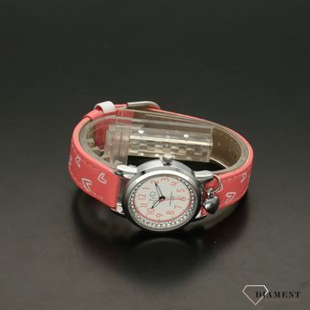 Zegarek dla dziewczynki różowy z zawieszką J7201 (2).jpg