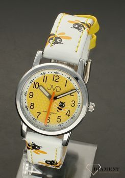 Zegarek JVD dla dziewczynki dziecięcy Wesołe pszczółki J7206 (5).jpg