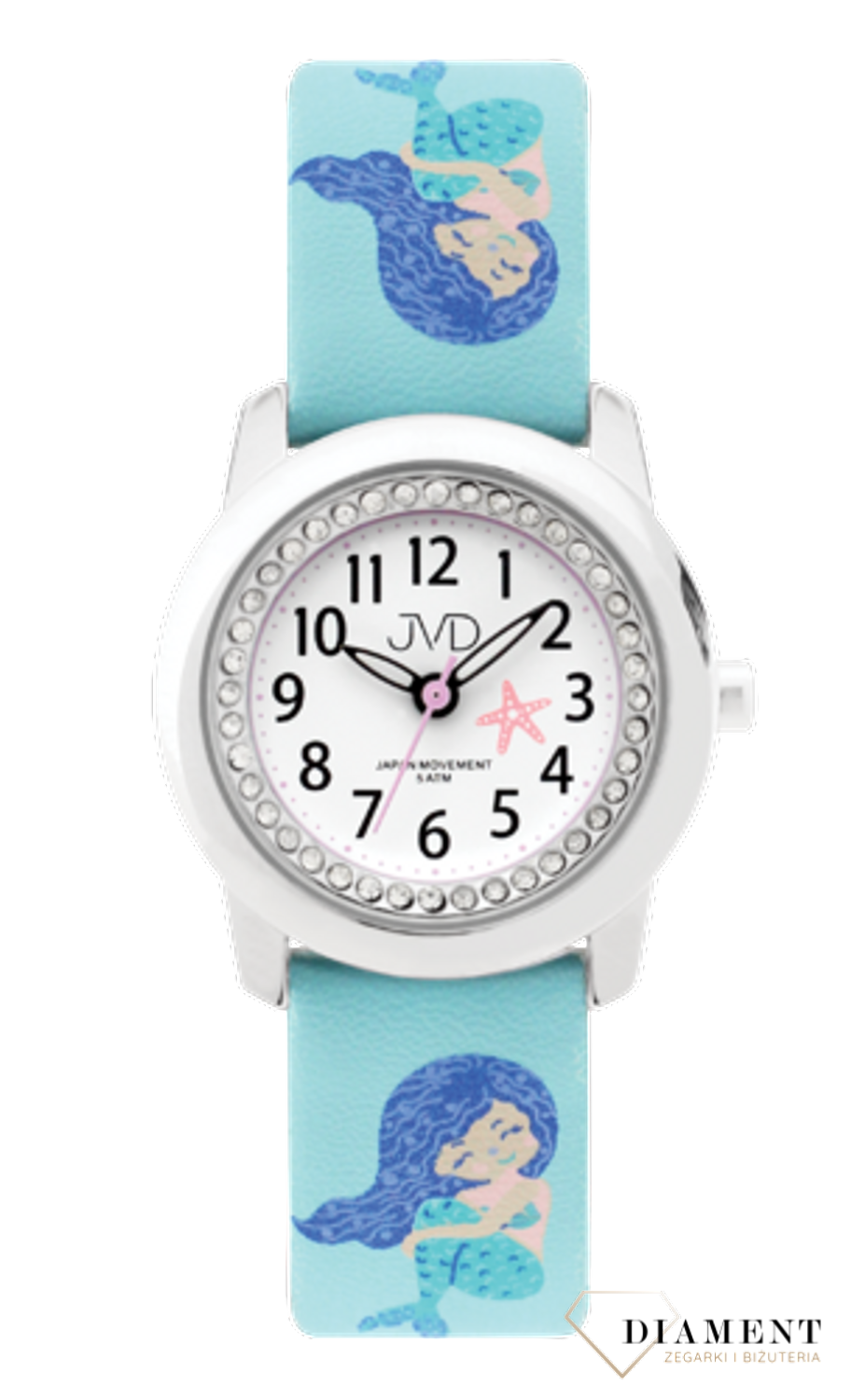 Zegarek dla dziecka JVD KIDS J7210.2 Mała syrenka J7210.2. ✓Zegarki dla dziecka✓Zegarki dla dziewczynek.png