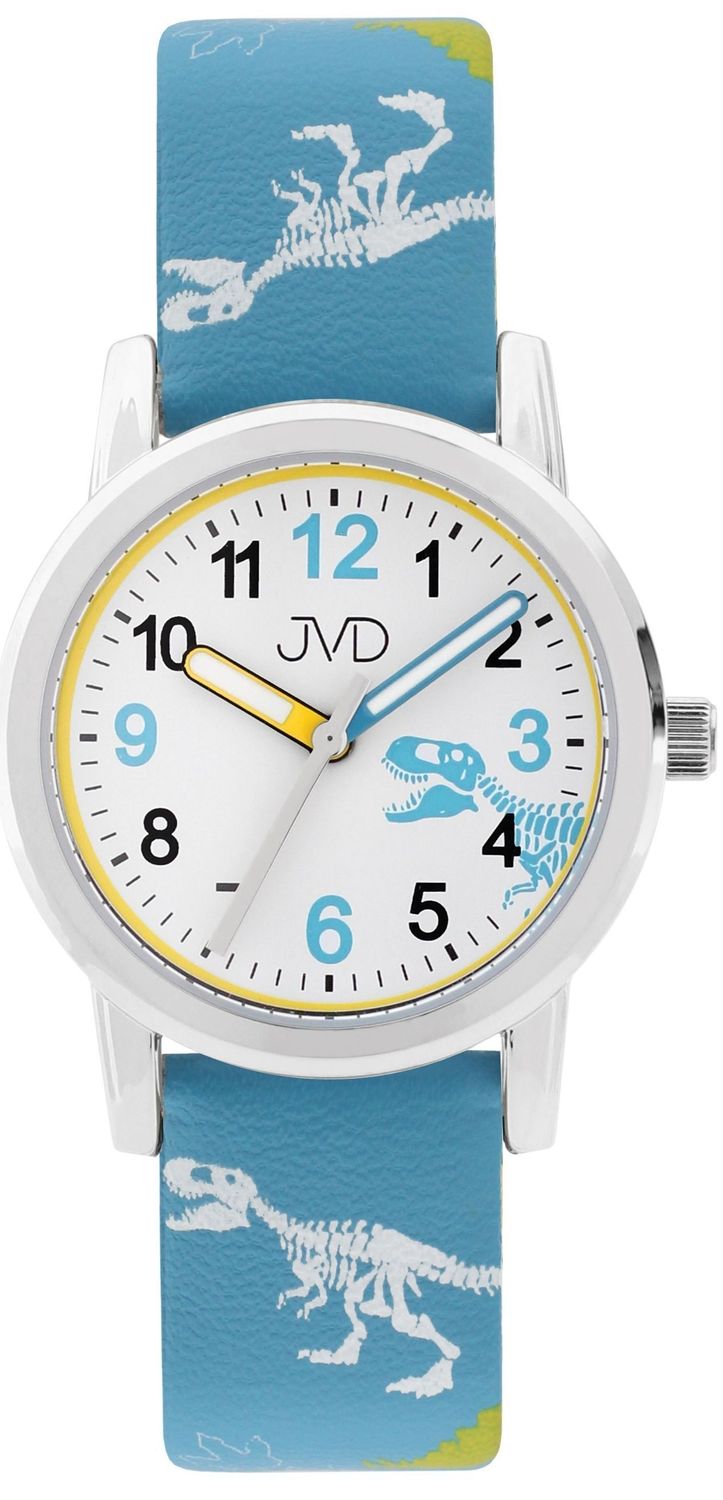 Zegarek dla chłopca JVD niebieski w dinozaury J7213.1.jpg