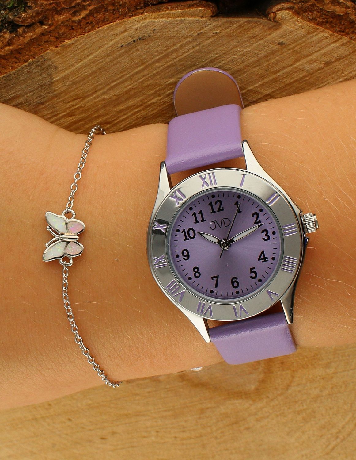 Zegarek dla dziewczynki JVD fioletowy J7216.1.jpg