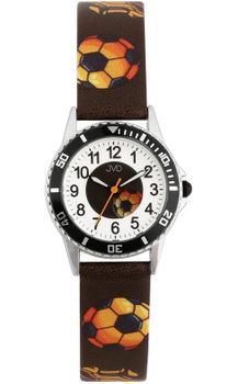 Zegarek dla Chłopca JVD J229.2 Piłka  Brązowy.jpg