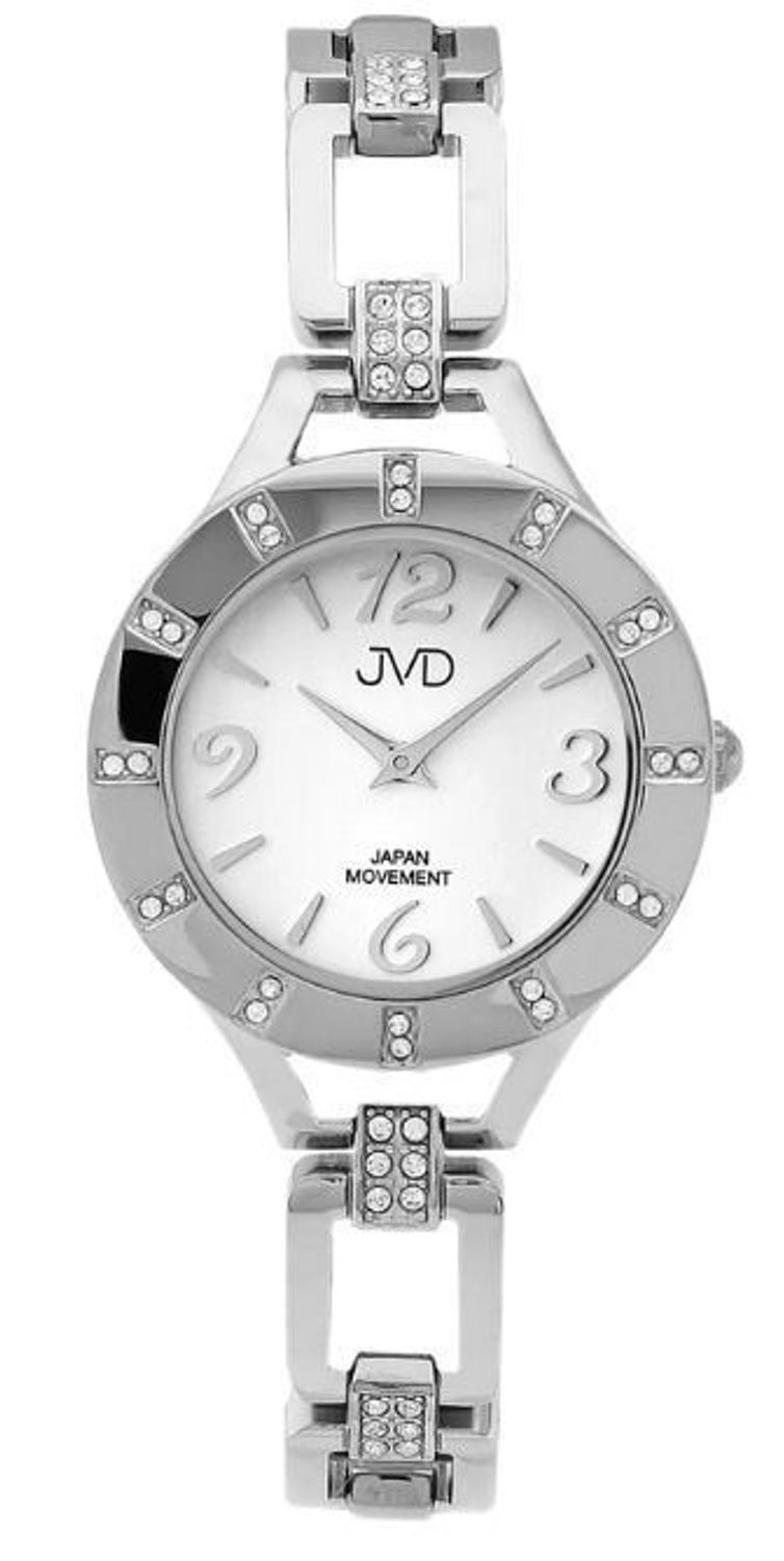 Zegarek damski JVD JC065.1 – elegancki, srebrny z cyrkoniami  Sklep Diament.jpg
