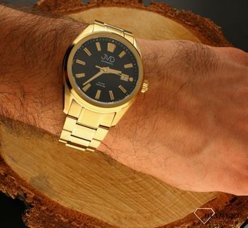 Zegarek męski JVD automatyczny na złotej bransolecie JE1011 (1).jpg
