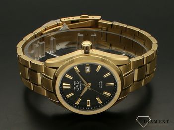 Zegarek męski JVD automatyczny na złotej bransolecie JE1011.3. Męski zegarek na bransolecie. Zegarek męski automatyczny. Zegarek męski z szafirowym szkłem. Zegarek męski automatyczny w złotym kolorze. Idealny zegarek męski n (3).jpg