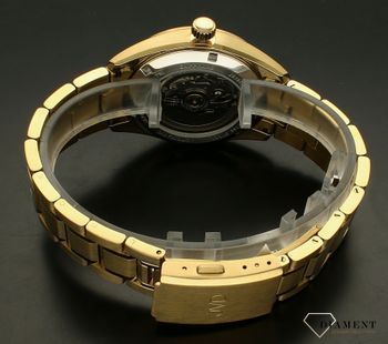 Zegarek męski JVD automatyczny na złotej bransolecie JE1011.3. Męski zegarek na bransolecie. Zegarek męski automatyczny. Zegarek męski z szafirowym szkłem. Zegarek męski automatyczny w złotym kolorze. Idealny zegarek męski n (4).jpg