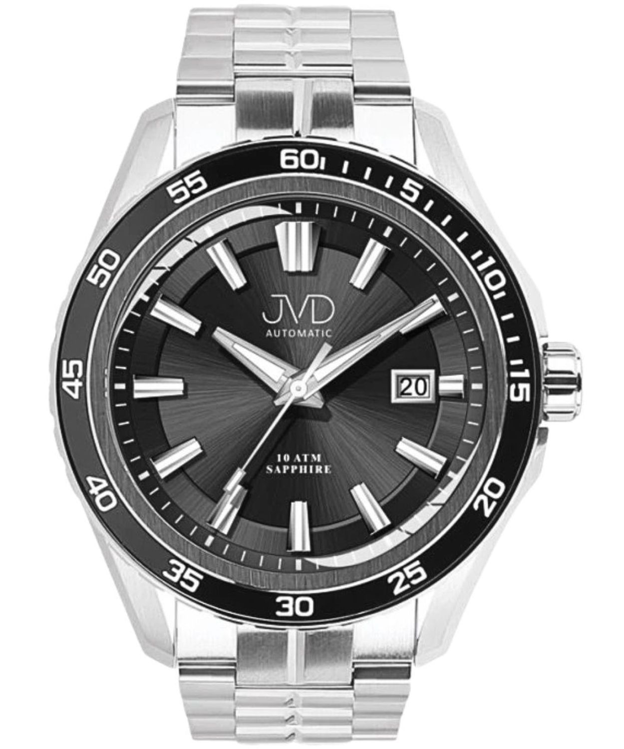 Zegarek męski JVD JE1013.1 na bransolecie automatic srebrna.jpg