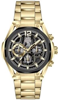 Zegarek męski JVD Seaplane JE1020.2 – złota bransoleta, chronograf, 10 ATM.jpg