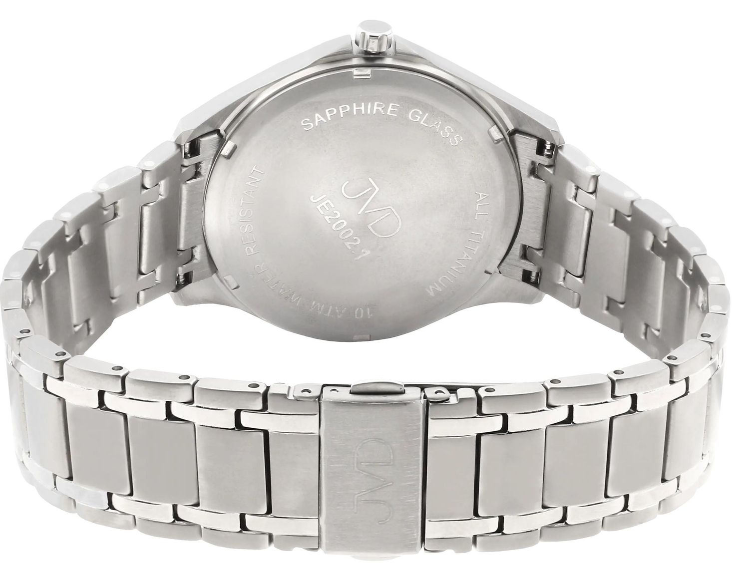 Zegarek męski JVD na bransolecie tytanowy z szafirowym szkłem JE2002.1.  Męski zegarek tytanowy na bransolecie. Zegarek męski z szafirowym szkłem. Zegarek męski JVD tytanowy. Zegarek na bransolecie z czytelną tarczą. Męski zegarek na prezent.jpg