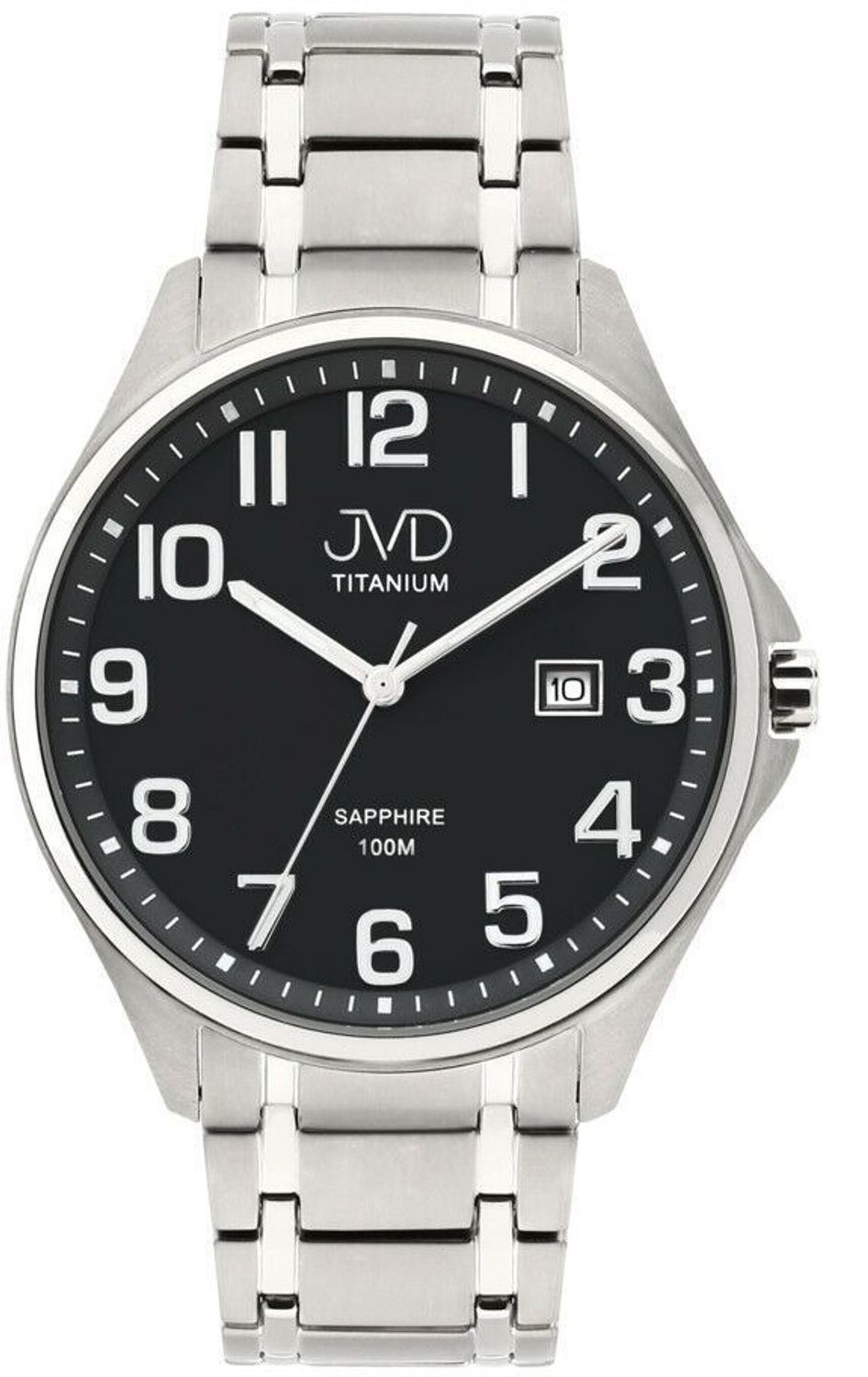 Zegarek męski JVD na bransolecie tytanowy z szafirowym szkłem JE2002.3. Męski zegarek tytanowy na bransolecie. Zegarek męski z szafirowym szkłem. Zegarek męski JVD tytanowy. Zegarek na bransolecie z czytelną tarczą. Męski zegarek na prezent .jpg
