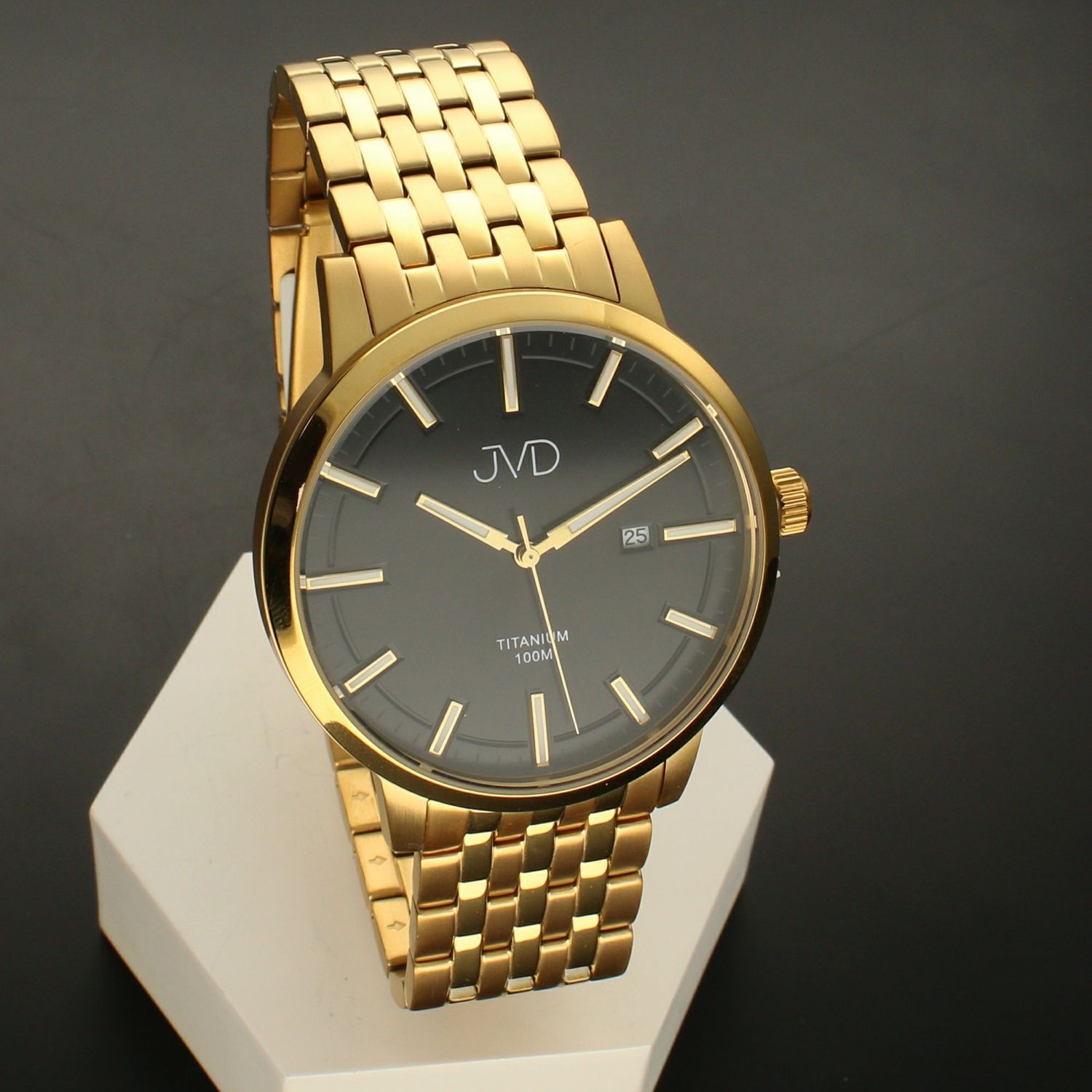 Zegarek męski na bransolecie tytanowy JVD JE2004.4.jpg