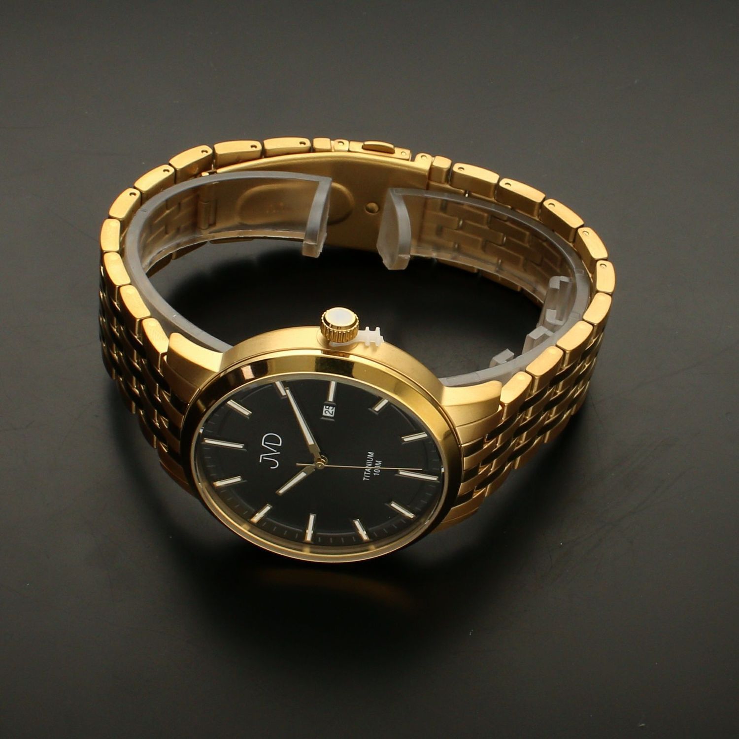 Zegarek męski na bransolecie tytanowy JVD JE2004.4.jpg