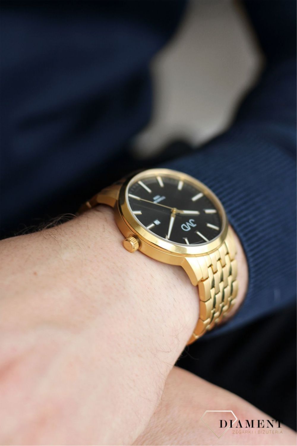 Zegarek męski na bransolecie tytanowy JVD JE2004.4.jpg