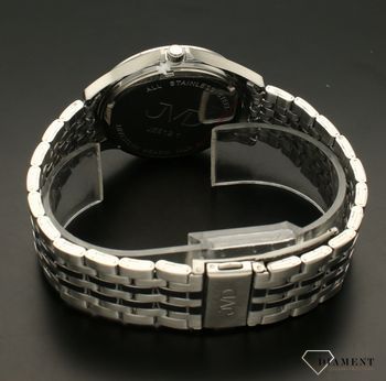 Zegarek męski JVD na bransolecie 'Czytelna tarcza' biała JE612.1. Klasyczny męski zegarek. Zegarek na prezent, na rocznicę. Czytelny zegarek męski. Pomysł na prezent dla mężczyzny. Darmowa wysyłka (2).jpg