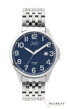 Zegarek męski JVD na bransolecie 'Czytelna tarcza' JE612.2. Klasyczny męski zegarek. Zegarek na prezent, na rocznicę. Czytelny zegarek męski. Pomysł na prezent dla mężczyzny. Darmowa wysyłka..png