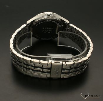 Zegarek męski JVD na bransolecie 'Czytelna tarcza' czarna JE612.3. Klasyczny męski zegarek. Zegarek na prezent, na rocznicę. Czytelny zegarek męski. Pomysł na prezent dla mężczyzny. Darmowa wysyłka (2).jpg