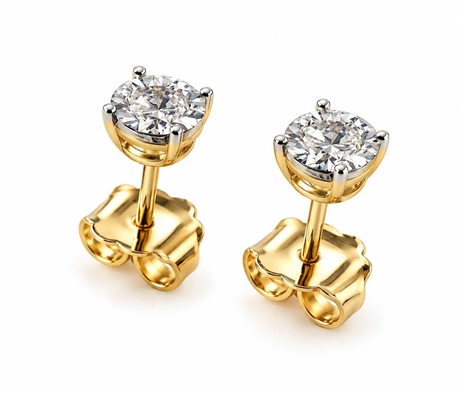 Kolczyki złote 585 z brylantami 0,10 ct – elegancka biżuteria damska GHSI 0,10ct2 (2).jpg