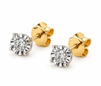 Kolczyki złote 585 z brylantami 0,10 ct – elegancka biżuteria damska GHSI 0,10ct2 (2).jpg