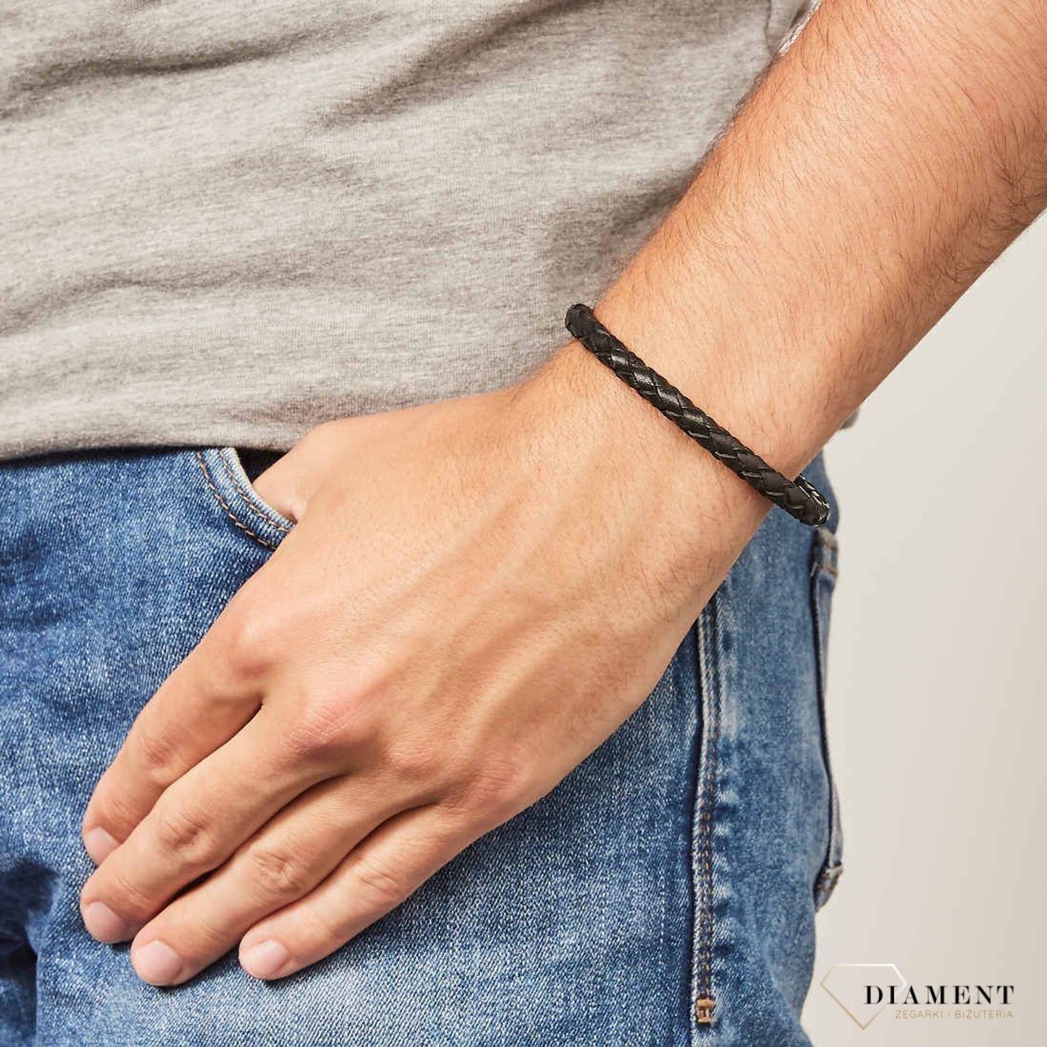 bizuteria-fossil-bransoleta-jf00510797-Bransoletka męska Fossil ze skóry naturalnej 'Przystojniak'.jpg