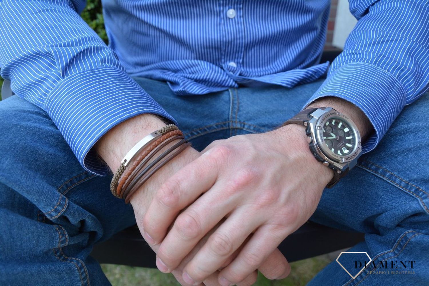 Biżuteria męska, bransoletka Fossil JF02703040.jpg