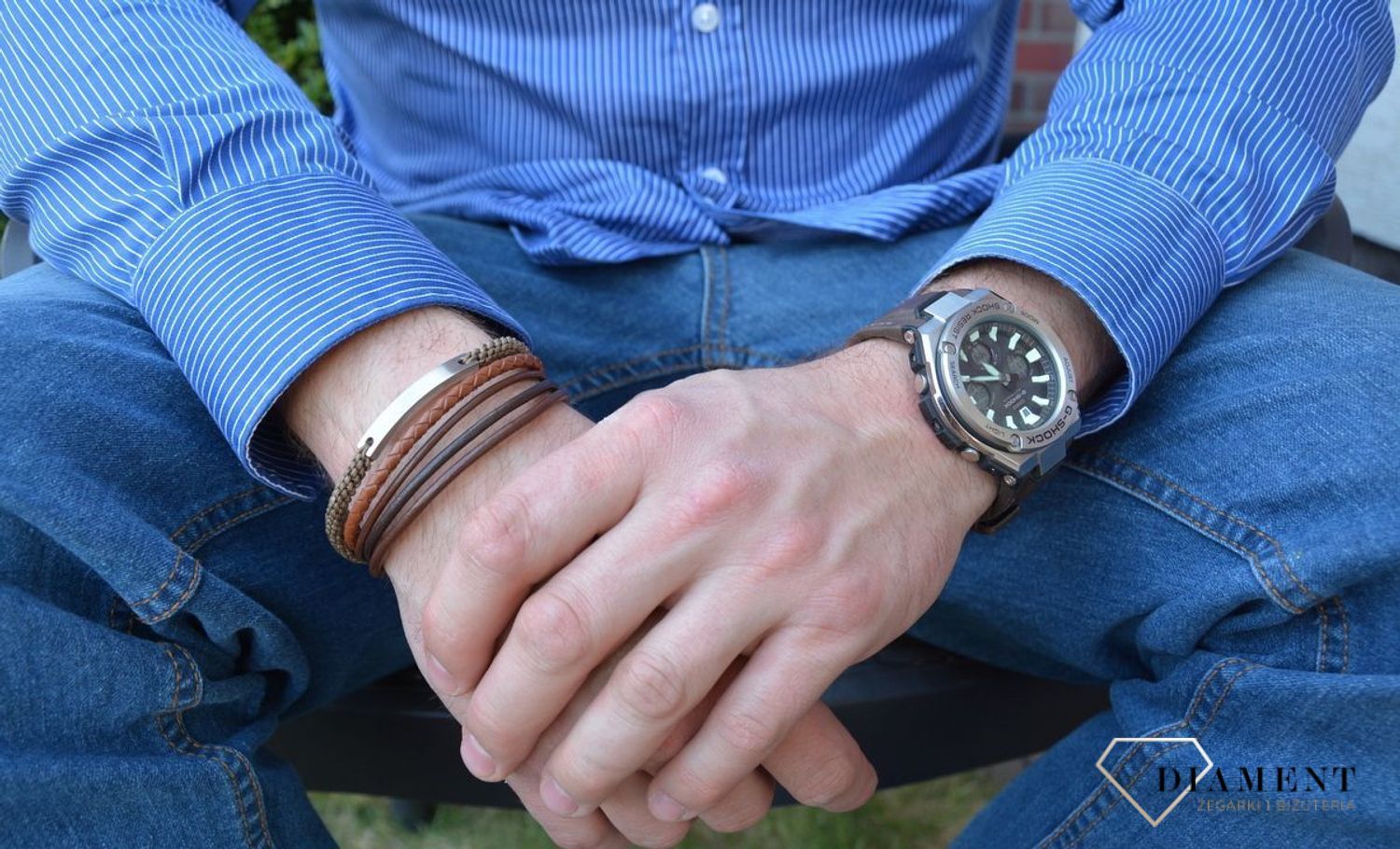 Biżuteria męska, bransoletka Fossil JF02703040.jpg