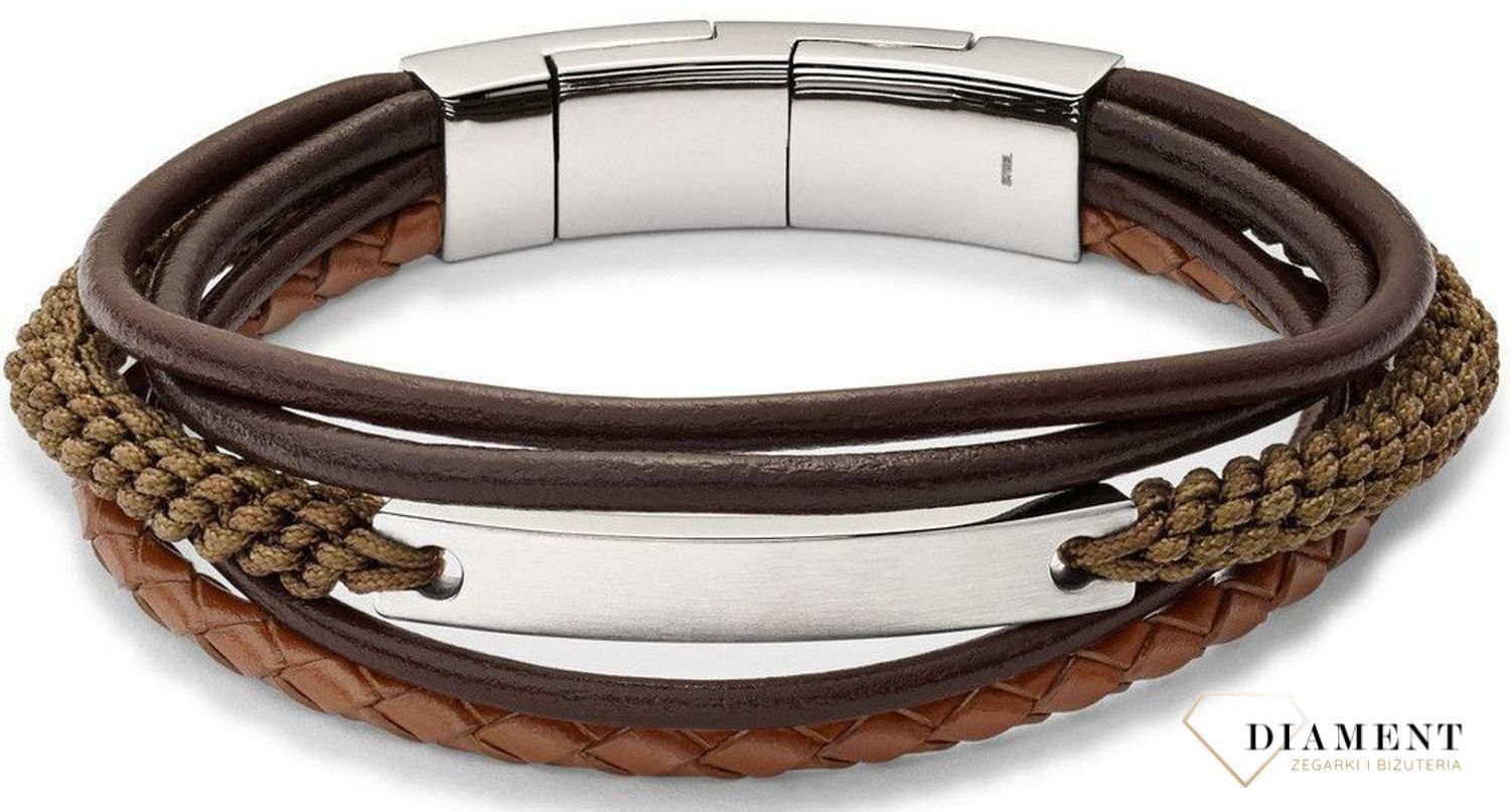 Biżuteria męska, bransoletka Fossil JF02703040.jpg