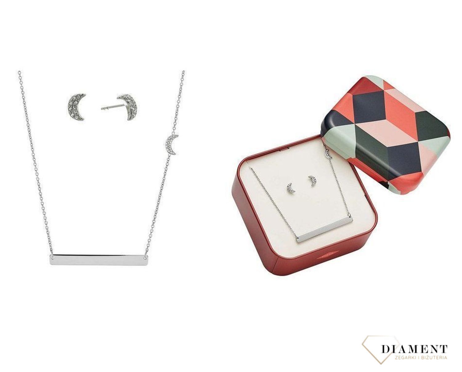 Komplet Fossil z grawerem'' Kochanej mamie'' JF02812040  (2).jpg