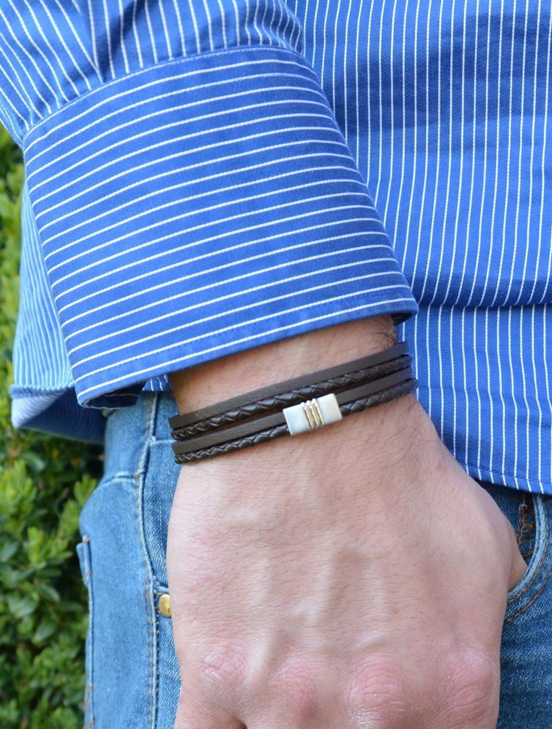 Biżuteria męska, bransoletka Fossil JF02934040.jpg