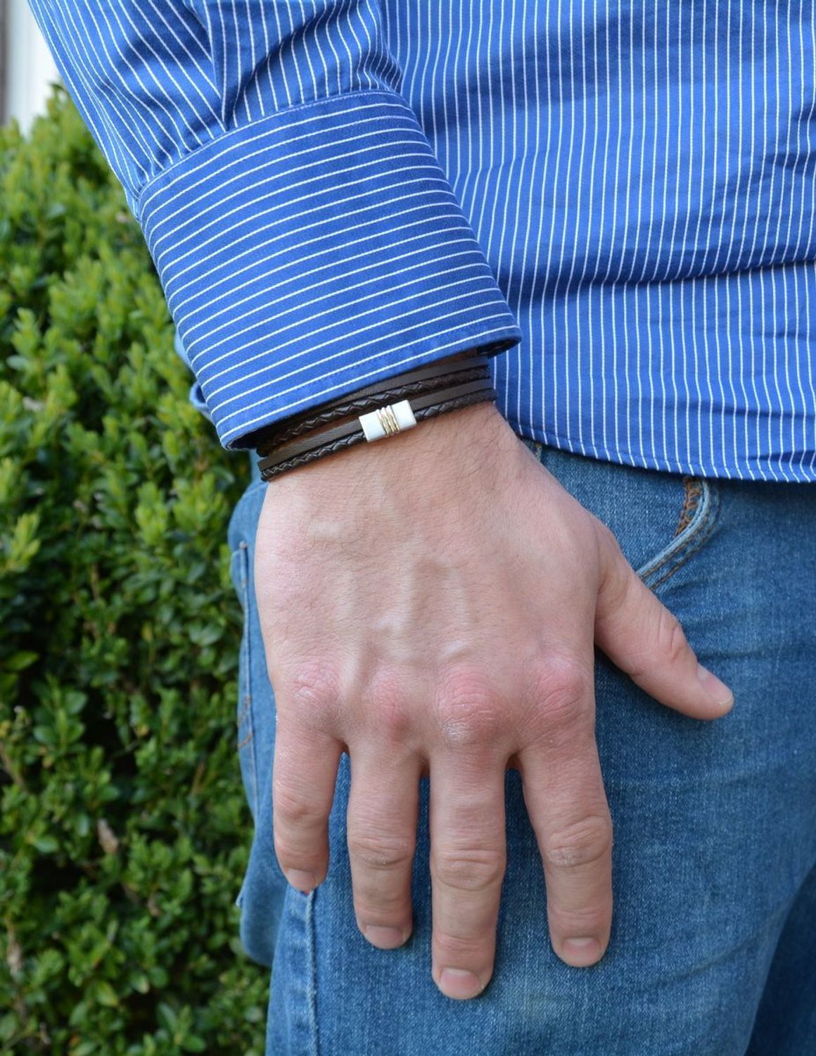 Biżuteria męska, bransoletka Fossil JF02934040.jpg