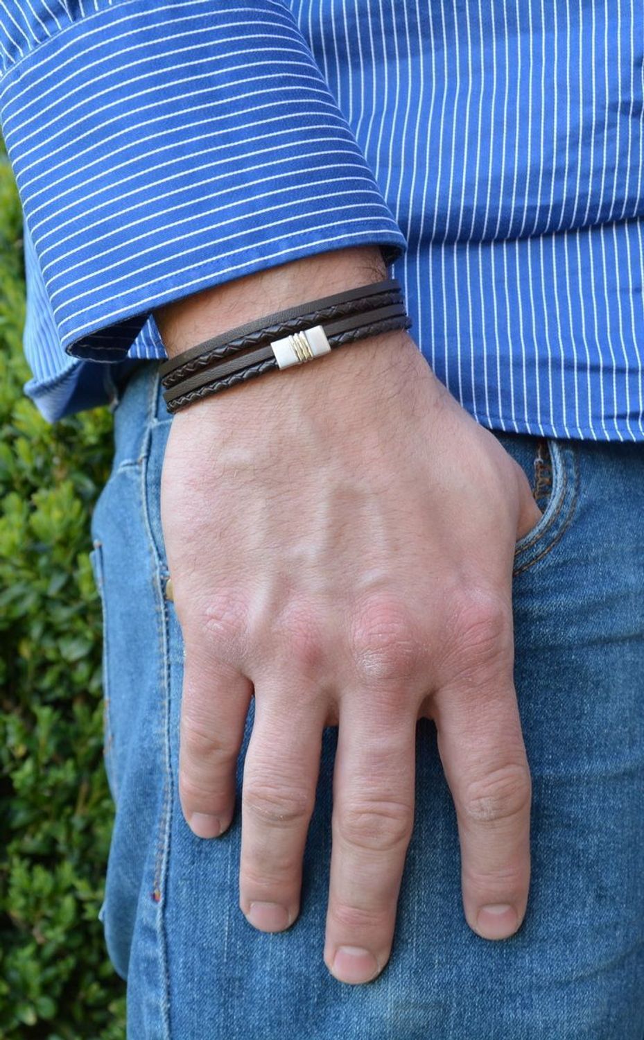 Biżuteria męska, bransoletka Fossil JF02934040.jpg