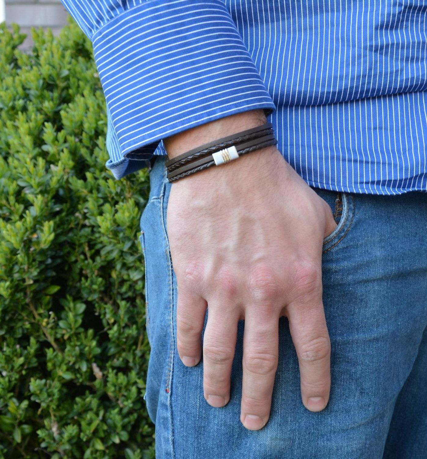 Biżuteria męska, bransoletka Fossil JF02934040.jpg