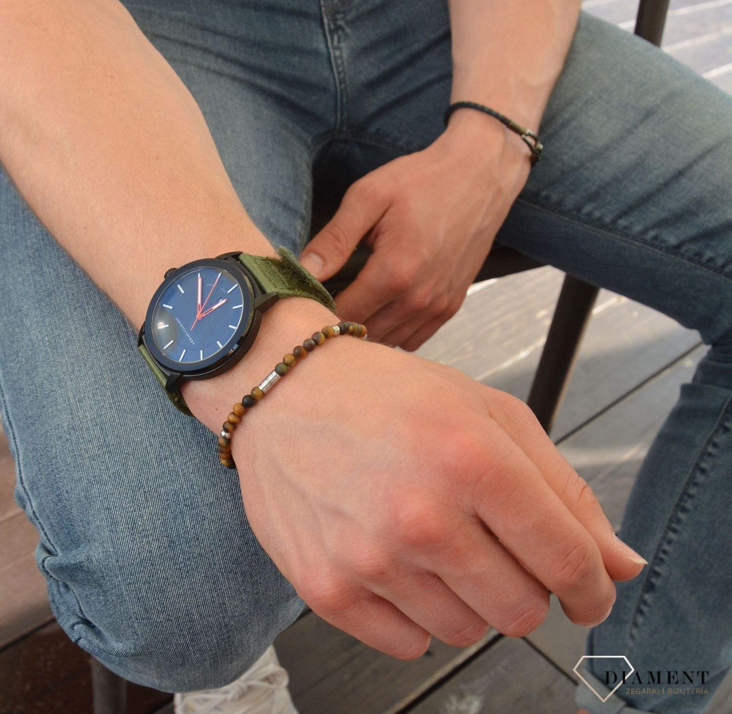 bransoletka męska z koralików, prezent dla faceta.jpg