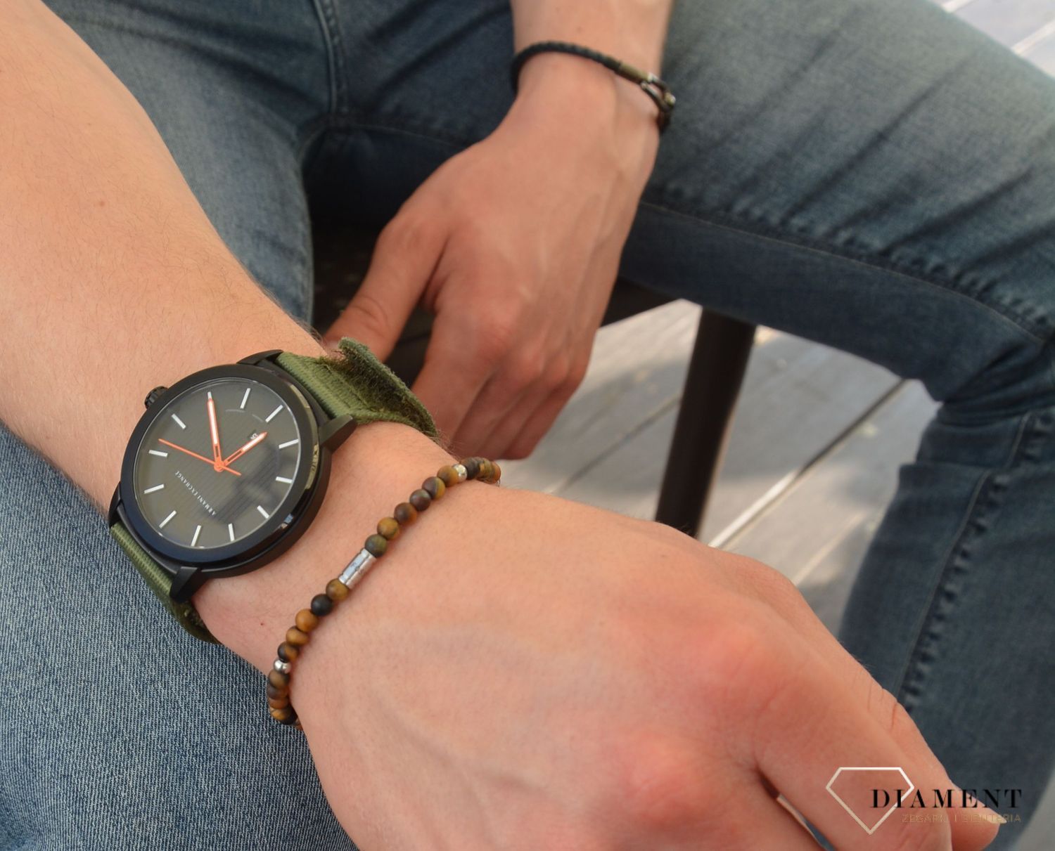 bransoletka męska z koralików, prezent dla faceta.jpg