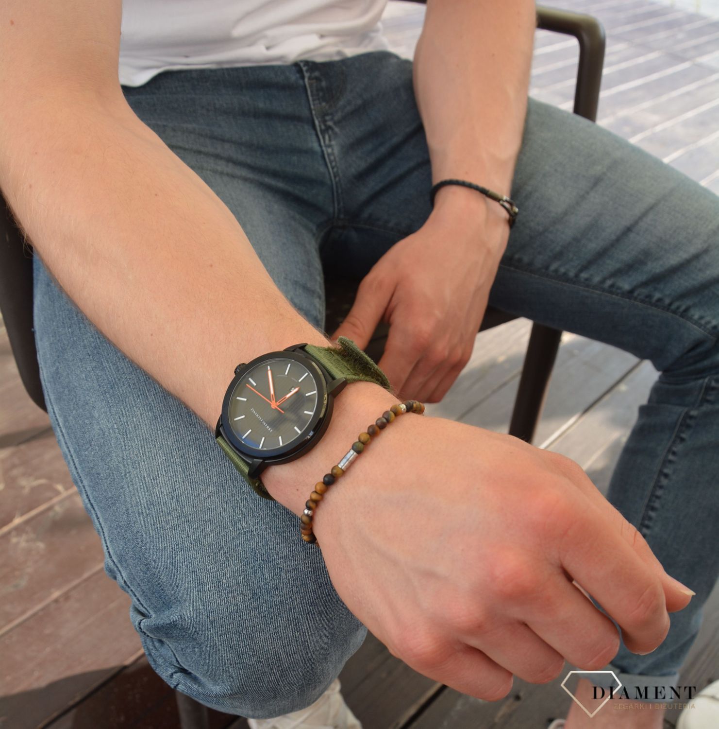 bransoletka męska z koralików, prezent dla faceta.jpg