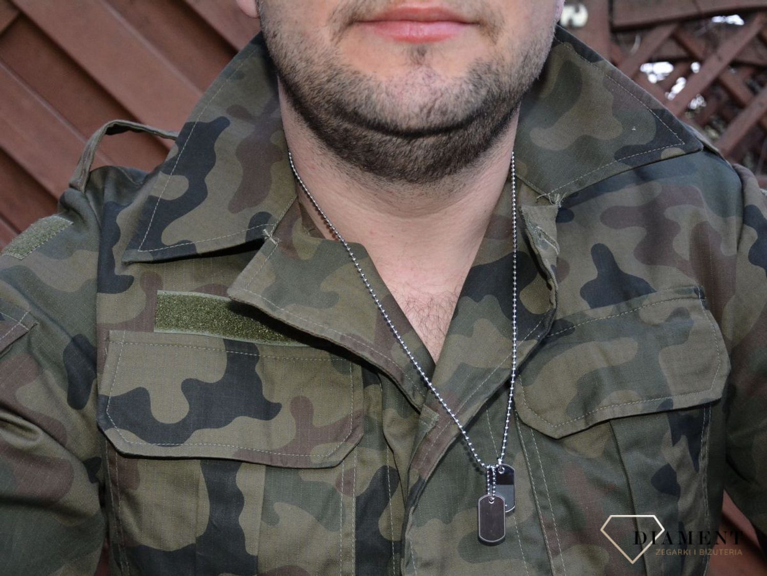 Naszyjnik nieśmiertelnik Fossil JF03179040.jpg